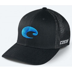 COSTA kepurė Flex Fit Logo Trucker Black