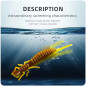 BEARKING guminukai L16 Larva - 2" (50mm 1g) 10vnt/pak