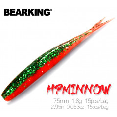 BEARKING guminukai L23 HP Minnow - 3" (75mm 1,8g) 15vnt/pak