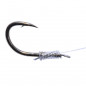 DRENNAN kabliukai su pavadėliu Fluoro Feeder Wide Gape (Nr.16-14) 100cm 8vnt/pak