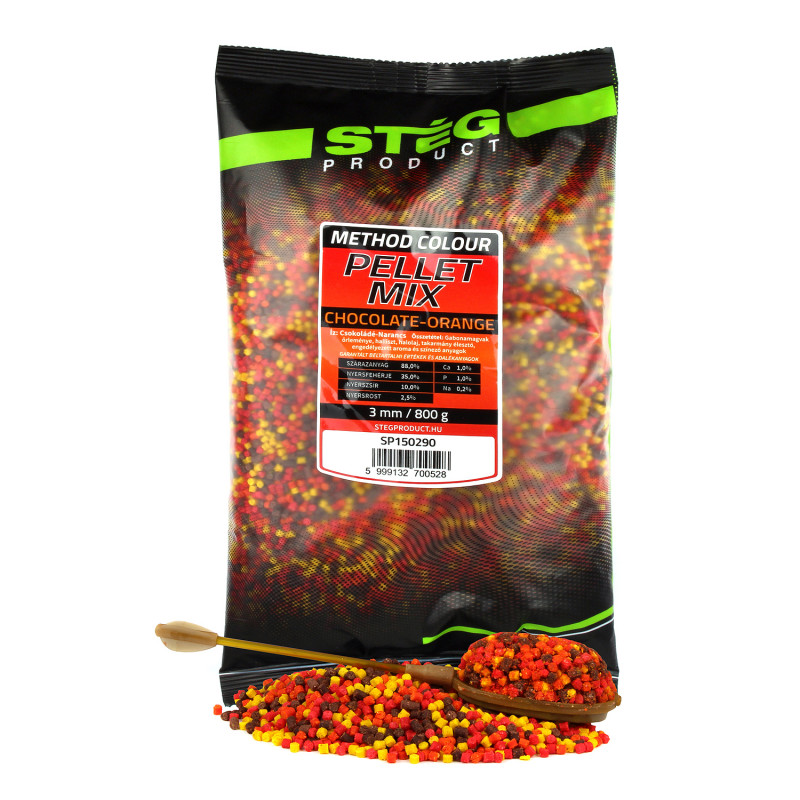 STEG method peletės Pellet Mix 800g 3mm (įvairių rūšių)