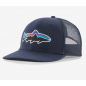 PATAGONIA kepurė Fitz Roy Trout Trucker Hat Navy