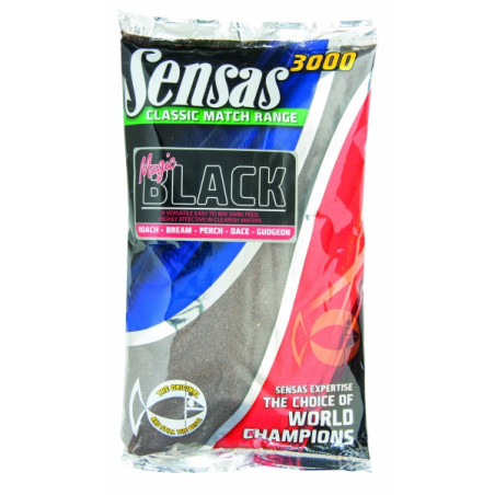 SENSAS jaukas 3000 Magic Black (UK range) 1kg