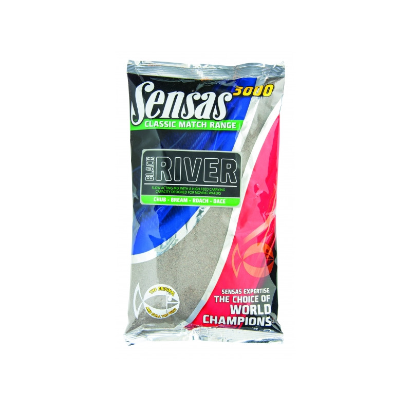 SENSAS jaukas 3000 River Black (UK range) 1kg