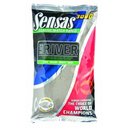 SENSAS jaukas 3000 River Black (UK range) 1kg