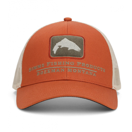 SIMMS kepurė Double Haul Icon Trucker Orange