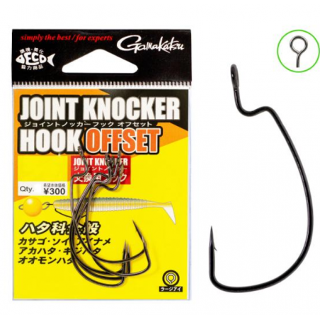 Gamakatsu kabliukai Joint Knocker Hook Offset JDM Nr.8-5/0 didele kilpute