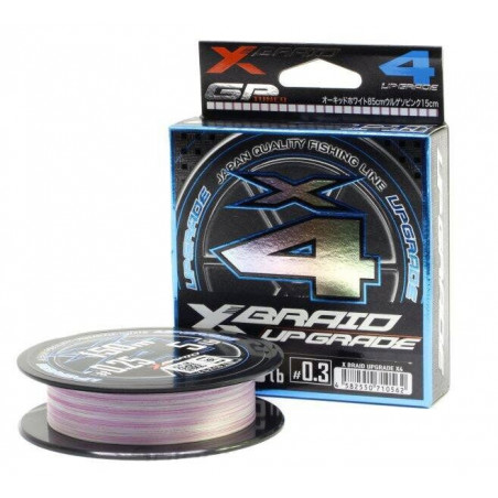 YGK X-BRAID pintas valas UPGRADE X4 Light 100m (0.2-0.4PE)