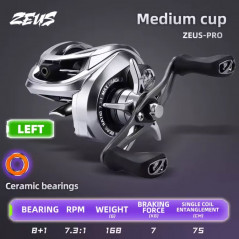 BEARKING ritė ZEUS PRO Casting Medium Cup Left (kairės rankos) tik 168g!!!