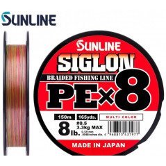 SUNLINE Siglon PE X8 150m Multi Color (0.3-1.7)