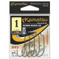 Kamatsu Worm Hook 40 K-074-BLN (Nr.1-1/0) 5vnt/pak