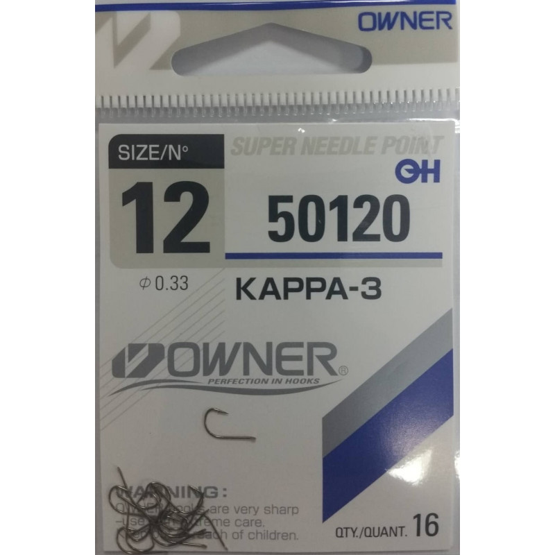 OWNER kabliukai KAPPA-3 50120 (Nr.12-7)