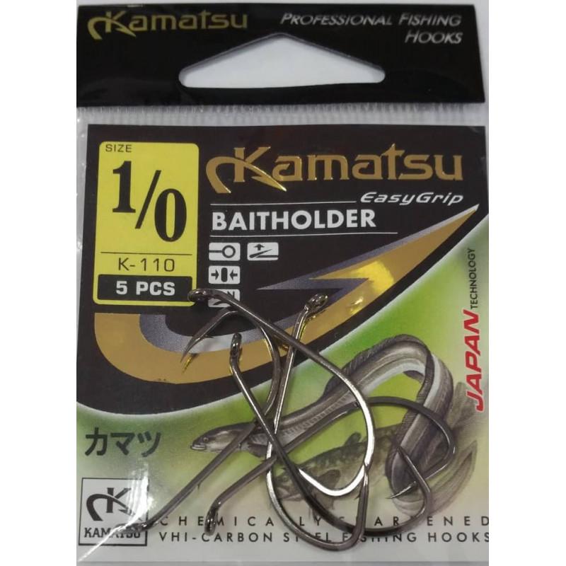 KAMATSU kabliukai Baitholder K-110-BLN (Nr.1/0-4)